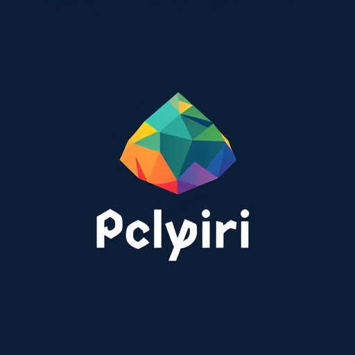 Professional logo design. logo for the Polygon paper figures brand named: "Papirić"