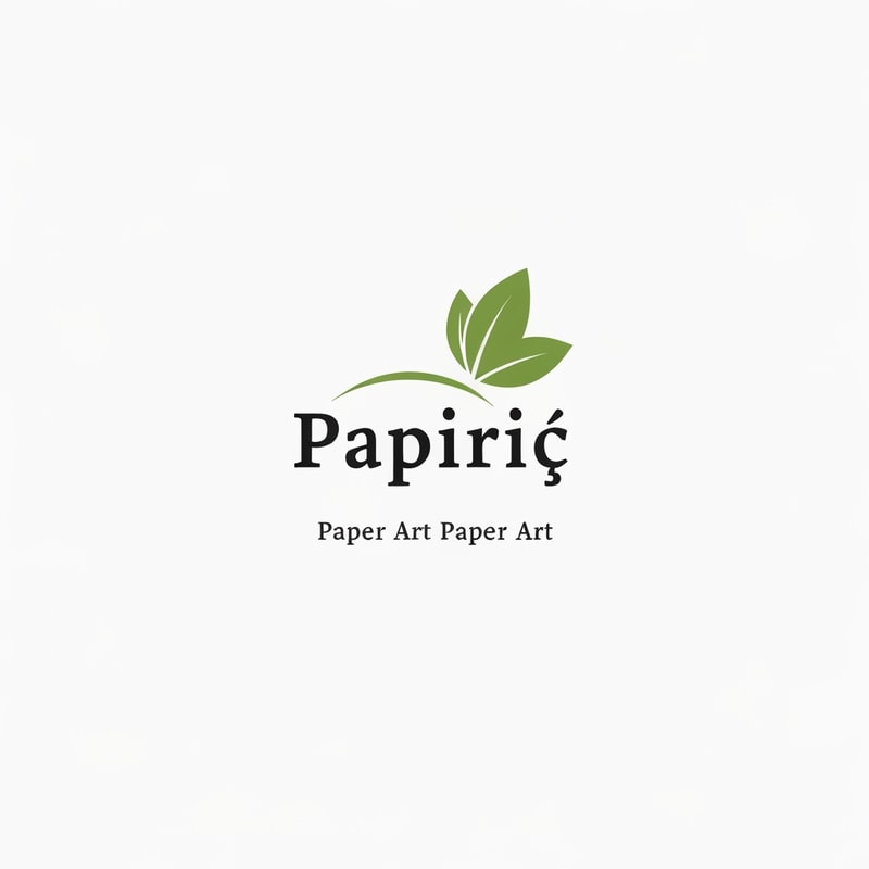 logo for the paper art brand named: "Papirić"