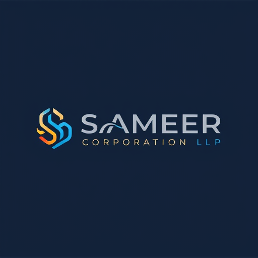 Professional logo design. Create a new logo 
Sameer Corporation LLP