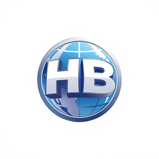 Professional logo design. hb 3d world