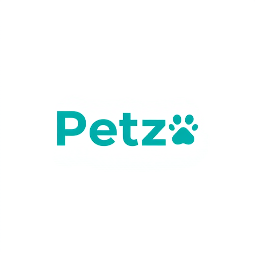 Professional logo design. Logo design for a premium pet care app called ‘Petzo’. The wordmark is in bold rounded sans-serif font, teal color (#1ABC9C), with the letter ‘O’ replaced by a minimal paw print icon. Clean, modern, minimal, flat design, suitable for mobile app icon and web use, white background, subtle playful yet premium vibe