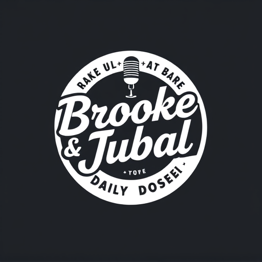 Professional logo design. RADIO SHOW CHANNEL CALLED Brooke & Jubal: Daily Dose
