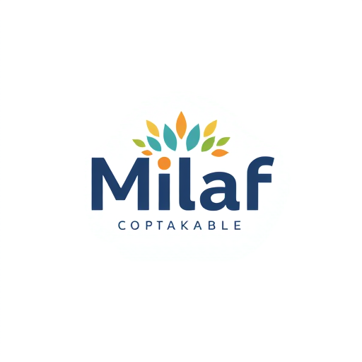 Professional logo design. Milaf cola alfabet logo