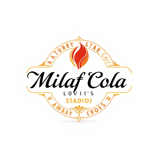 Professional logo design. Milaf Cola stylish luxury creative logo
