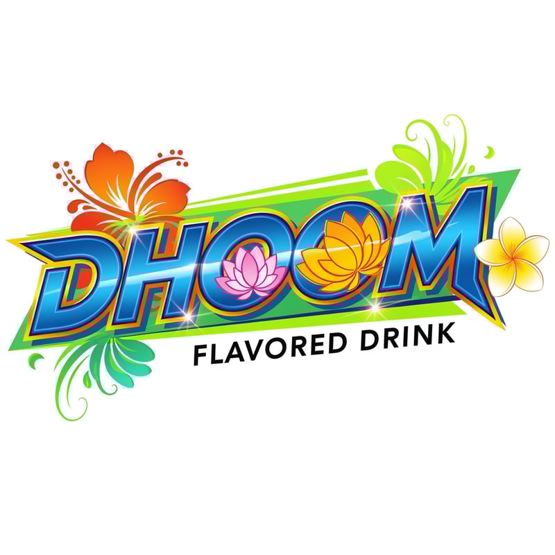 Dhoom Flovered drink logo