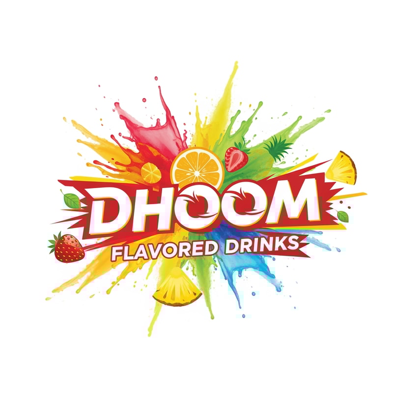 Dhoom Flovered drink logo