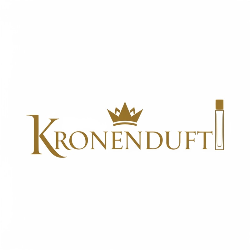 Please make a logo for my perfume brand, Brand name Kronenduft
Typography logo, Add Crown & perfume bottle