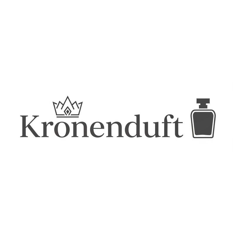 Please make a logo for my perfume brand, Brand name Kronenduft
Typography logo, Add Crown & perfume bottle
