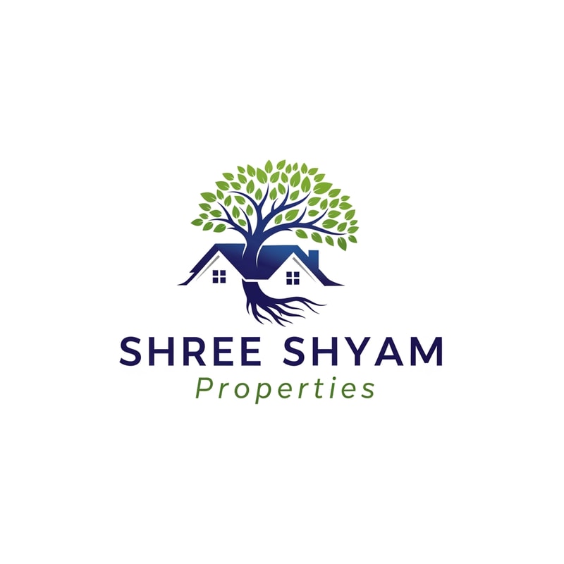 Make a logo for a company related to property which name is shree shaym