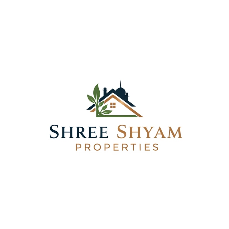 Make a logo for a company related to property which name is shree shaym