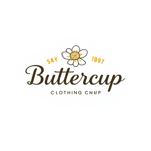 Professional logo design.  Design a logo for my clothing brand " Buttercup"