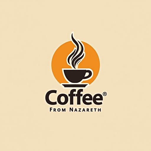 Professional logo design. Coffee from Nazareth 