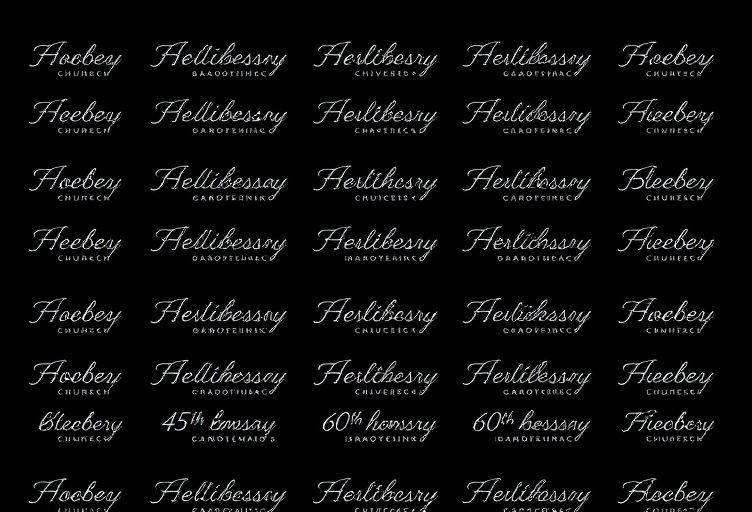 Professional logo design. Design a step-and-repeat backdrop for New Direction Church’s dual celebration: 45th Anniversary & 60th Homecoming.Specifications:Banner size: 16 × 8 feetBackground: Solid blackTypography: Crisp white, elegant and highly legible in photosContent:“New Direction Church”“45th Anniversary”“60th Homecoming”Repeat these phrases in a balanced scatter pattern (not too crowded, not too sparse)Accent: Subtle sparkle effect dusted across the entire backdrop, not just at the edges—must feel classy, not overpoweringFonts: Use timeless serif or refined sans-serif that photographs well; no logo available, so text is the design focusDeliverables:Print-ready file at 16 × 8 ft full scale, 300 dpi (AI, EPS, or outlined-vector PDF preferred)Proof JPG/PNG for quick approvalsAll fonts converted to outlines or includedGoal:A clean, sophisticated backdrop that looks elegant in event photography, aligns with milestone celebrations, and outputs sharply on a large-format printer.