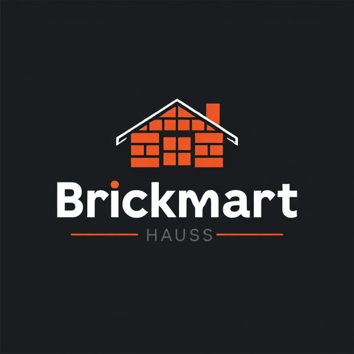 Professional logo design. Brickmart haus