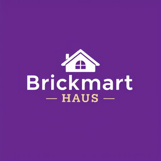 Professional logo design. Brickmart Haus . its Ecommerce website , the background color should 