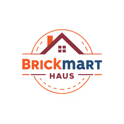 Professional logo design. Brickmart Haus . its Ecommerce website , the background color should 