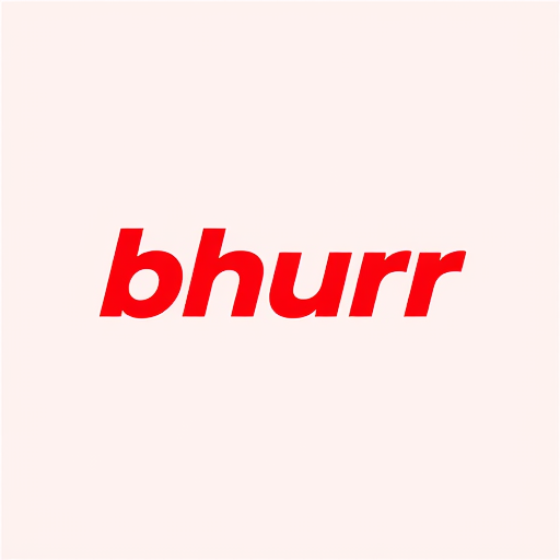 Professional logo design. bhurr is a company which help in emergency its a emergency service for people hepling accidient , traffic and etc . use onlr red colour and bold fonrt and bhurr in small letter show vetor people hepling in r