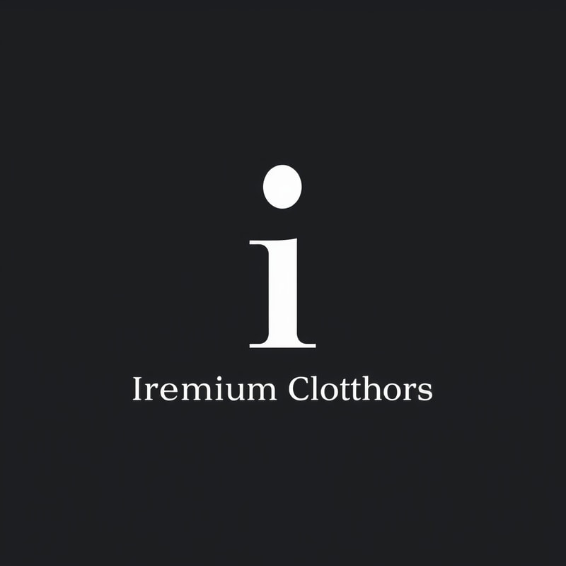 create a logo using the letter i and this logo has to be minimalist and elegant and it is for a premium clothing store