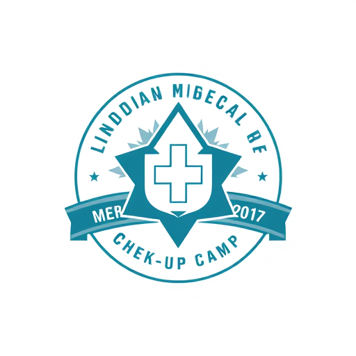 Professional logo design. medical chek up camp with tetoscop logo 
