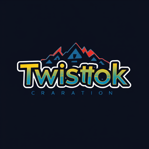 Professional logo design. twisttok in cratoon verson 
