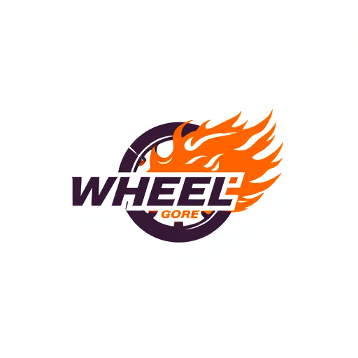 Professional logo design. wheels on fire