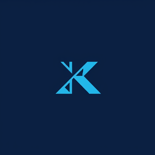Professional logo design. Design a professional and modern logo featuring the letter K as the main element, creatively integrated with real estate symbols such as rooftops, windows, or building structures. The style should be elegant, minimal, and trustworthy, using clean lines and a balanced layout. Recommended colors: navy blue, dark blue , light blue 
