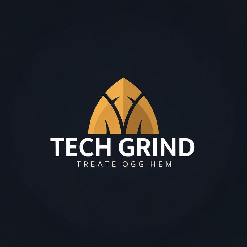 I want to create a Logo with the name "Tech Grind".