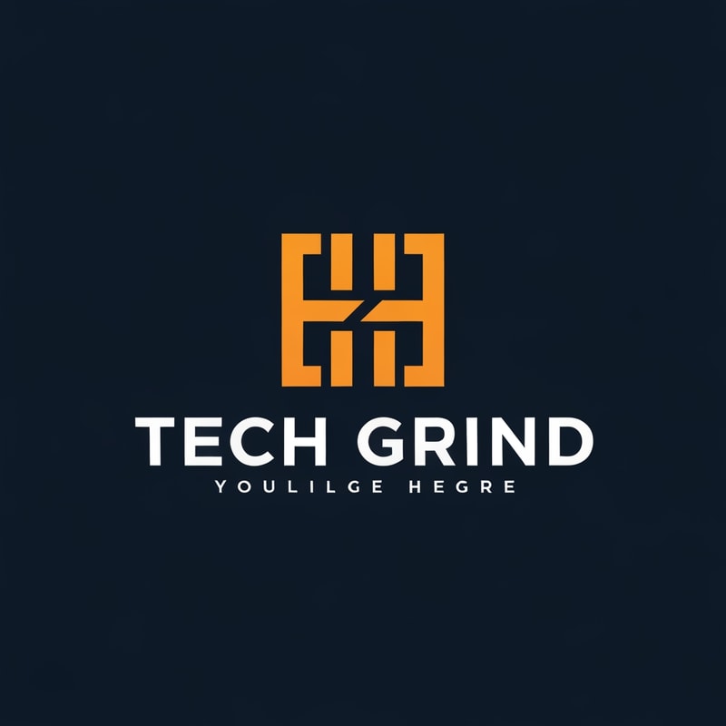 I want to create a Logo with the name "Tech Grind".
can you create the logo using the two initial aplhabet of the name?