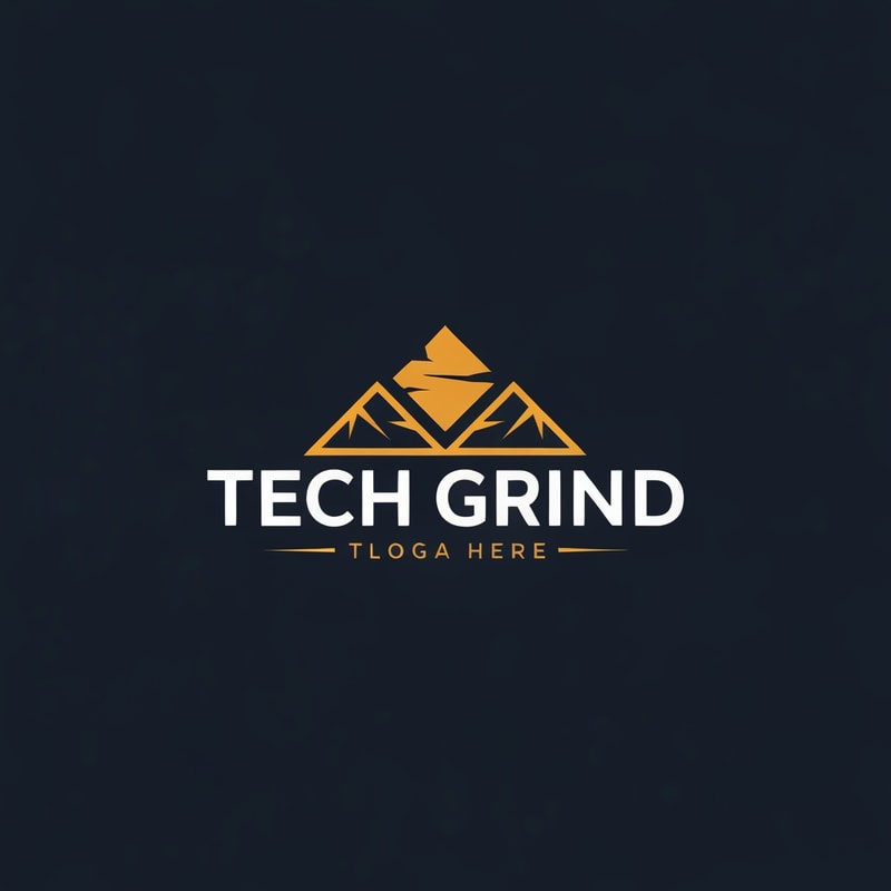 I want to create a Logo with the name "Tech Grind".