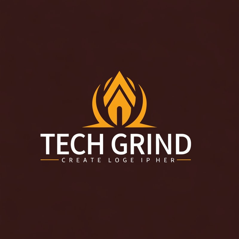I want to create a Logo with the name "Tech Grind".