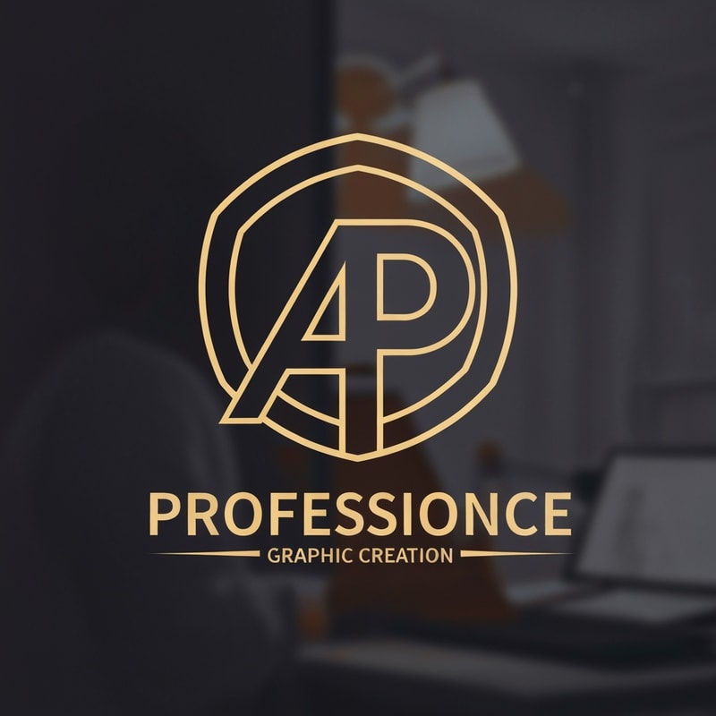 Professional logo design. AP Graphic Creation