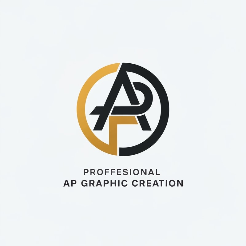 Professional logo design. AP Graphic Creation