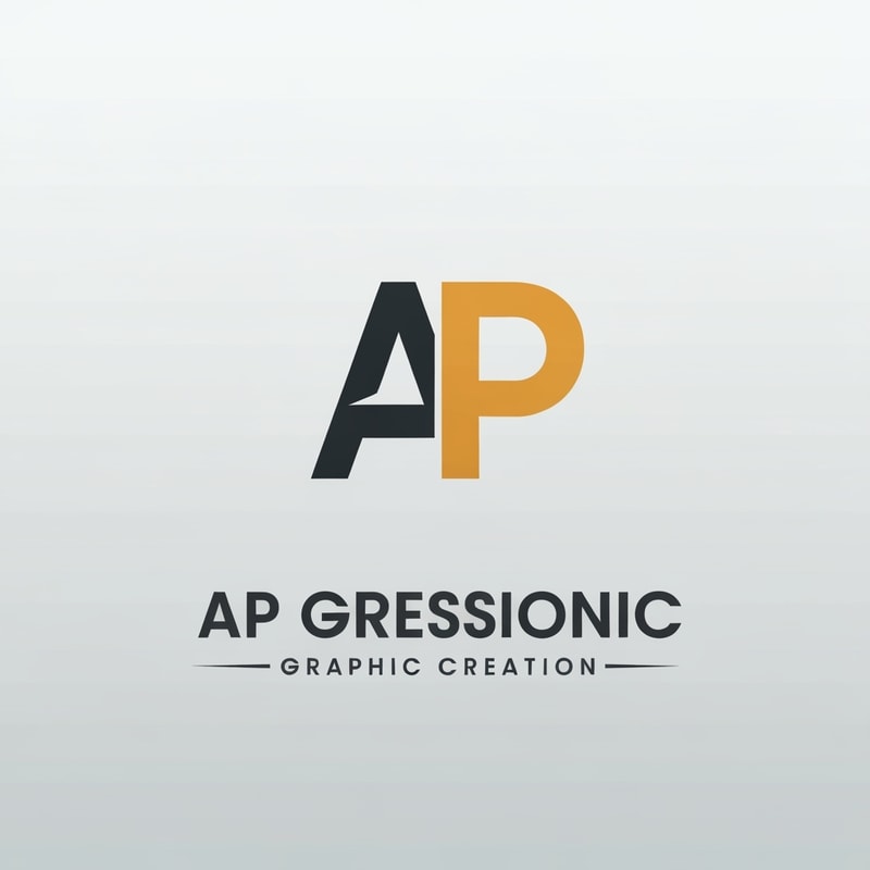 Professional logo design. AP Graphic Creation