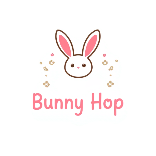 Professional logo design. Design a logo for a brand named "Bunny Hop" which is about handmade accessories 