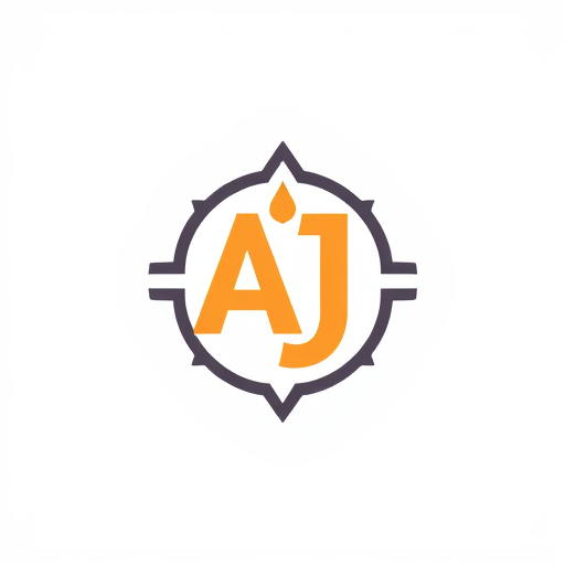 Professional logo design. AJ logo