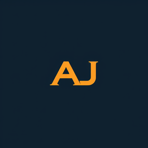 Professional logo design. AJ logo