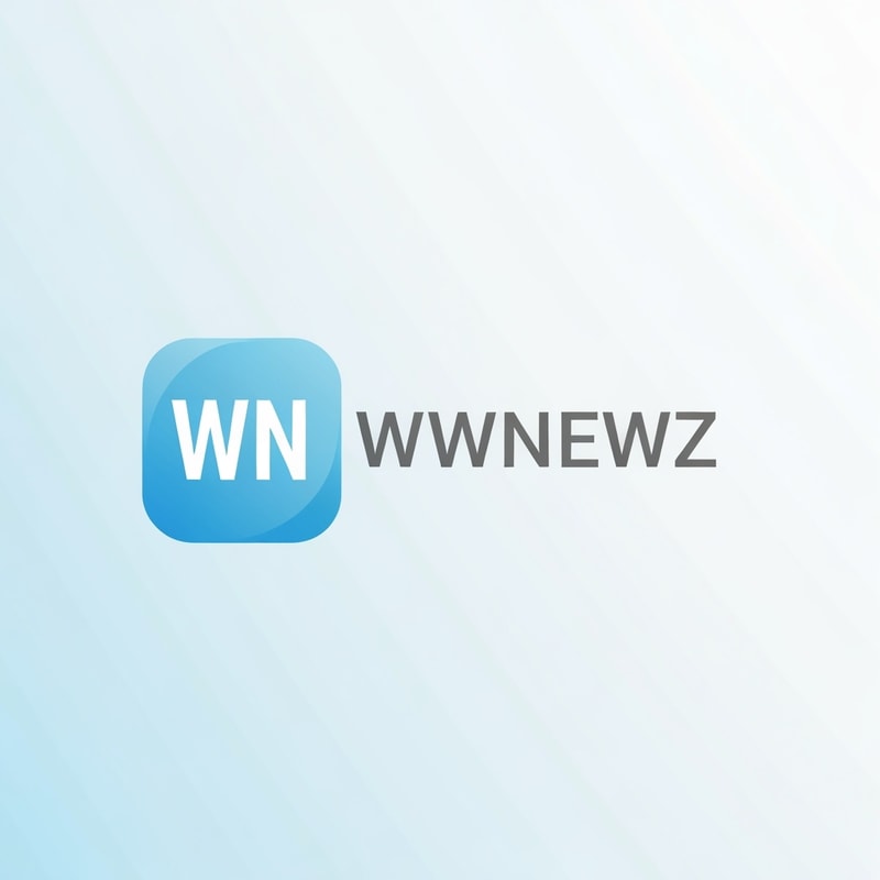 Professional logo design. A modern minimalistic logo design. A rounded square icon with a smooth gradient background (light blue to sky blue). Inside the box, bold white letters 'WN' in a clean sans-serif font, centered. Next to the icon, the text 'WWNEWZ' in sleek gray modern font, simple and professional style, similar to tech blogs. Flat design, clean, sharp, and digital media brand style.