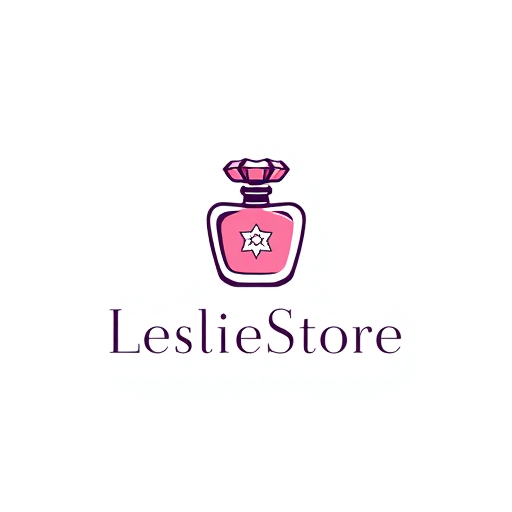 Professional logo design. crear logo para venta de perfumes makeup con nombre: lesliestore