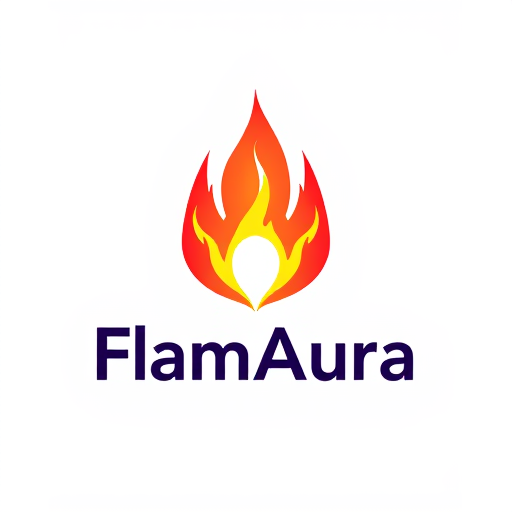Professional logo design. my brand name is FlamAura so design this name logo