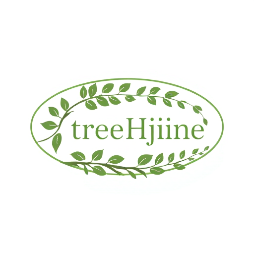 Professional logo design. An oval-shaped vine with leaves.