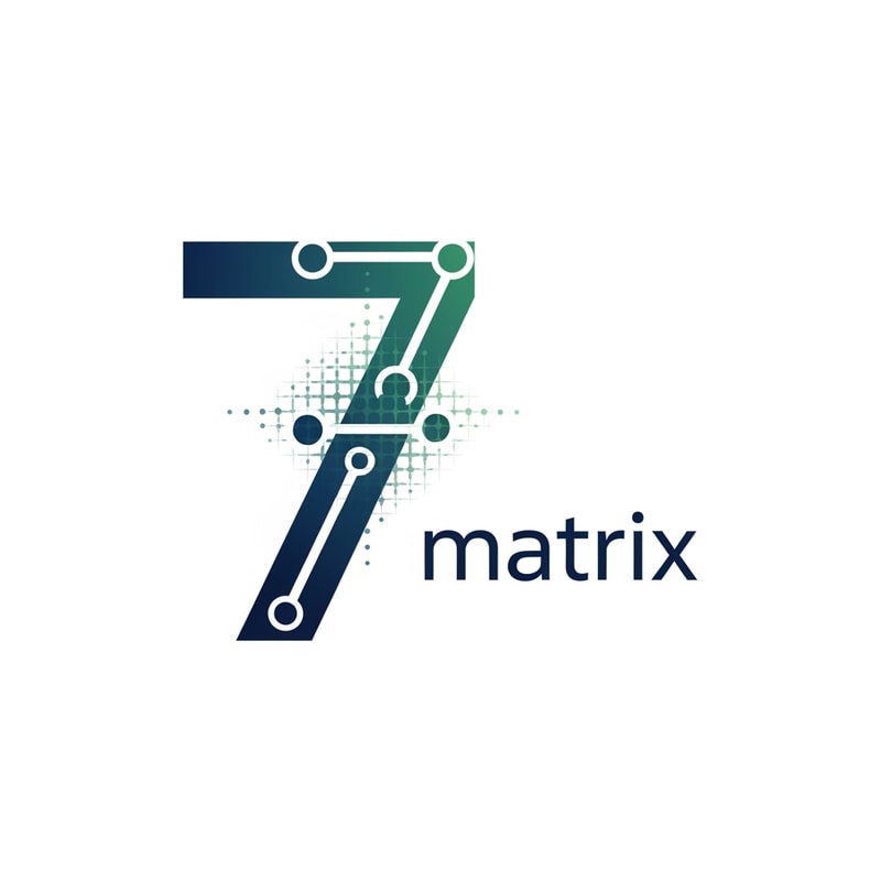 i need logo for my hrms software name 7matrix