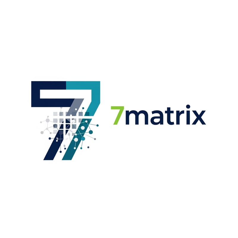 i need logo for my hrms software name 7matrix
