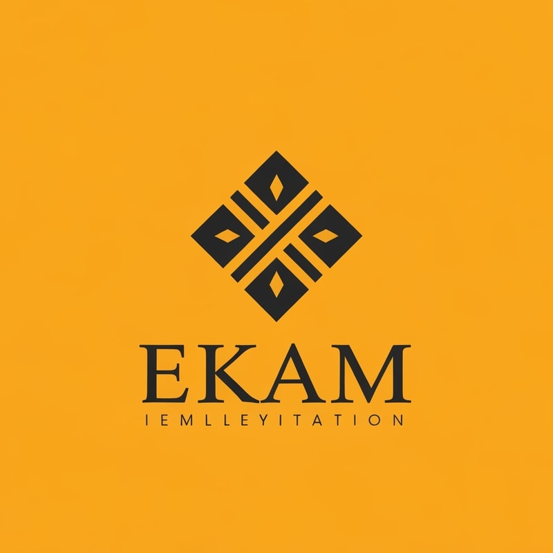 Professional logo design. create logo for jewellery imitation company and company name is Ekam Imitation