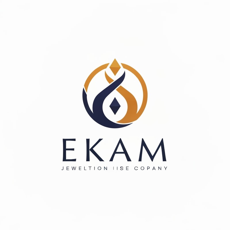 Professional logo design. create logo for jewellery imitation company and company name is Ekam Imitation