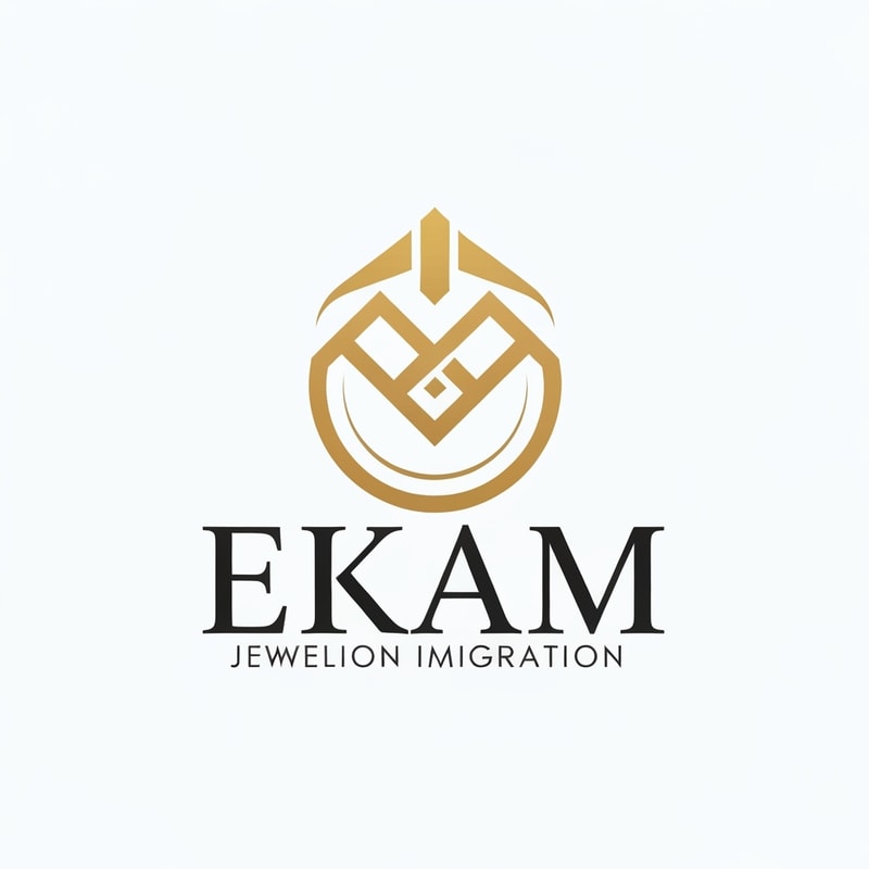 Professional logo design. create logo for jewellery imigration company and company name is Ekam Imitation