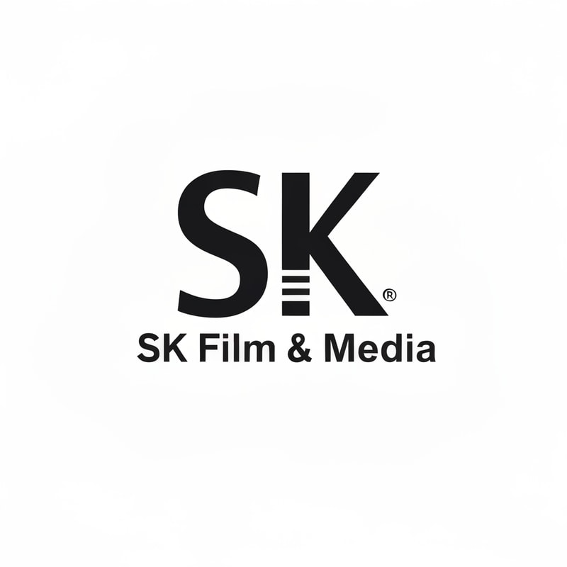 SK Film & Media logo and icons