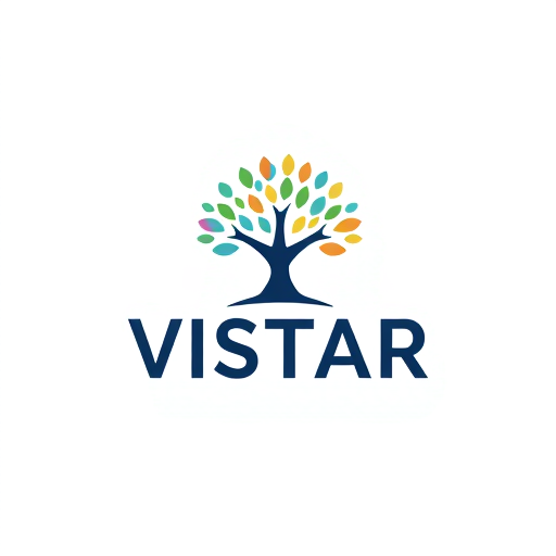 Professional logo design. VISTAR logo theme tree