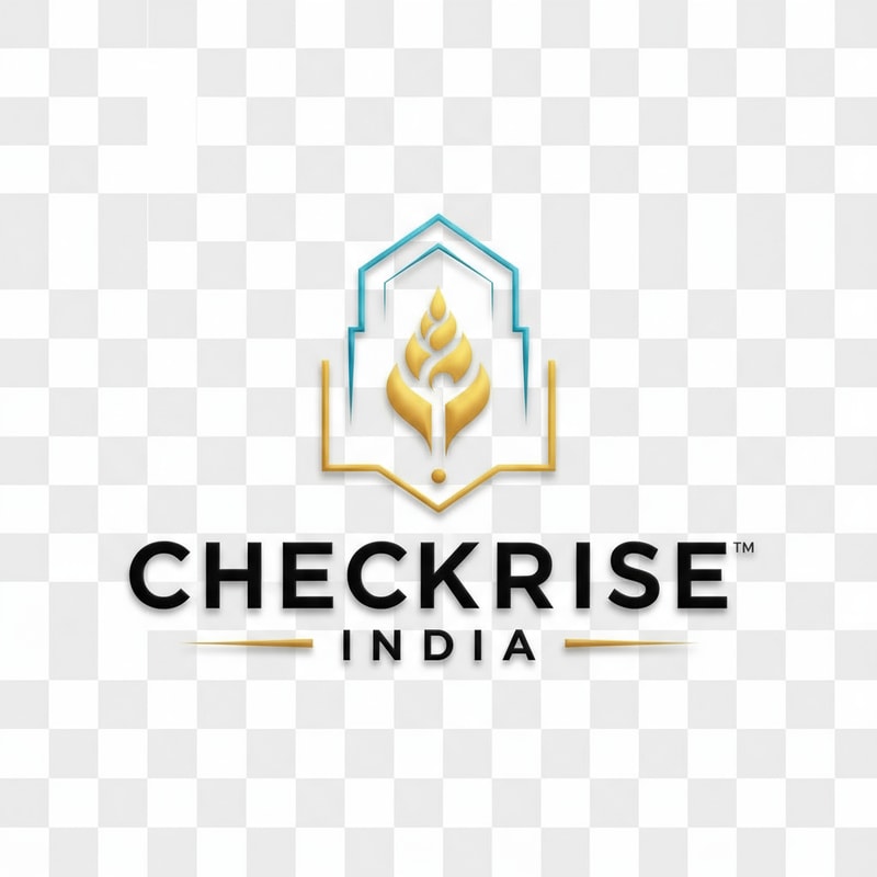 WRITE CHECKRISE INDIA NOT INDIAN AND GIVE TRANSPARENT PNG