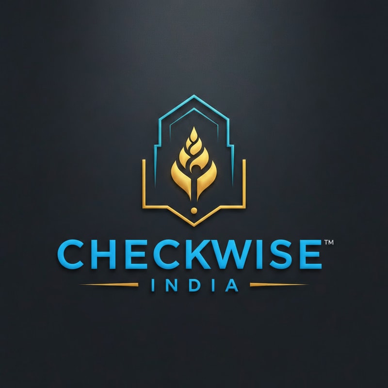 WRITE CHECKWISE INDIA IN BLUE COLOR