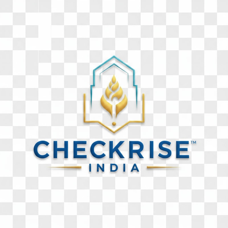 WRITE CHECKRISE INDIA IN BLUE COLOUR